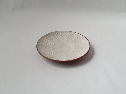 ヘリンボーン5寸皿