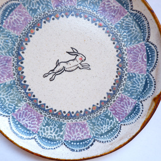 27-5 プレート ウサギ | 樋口早苗