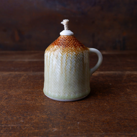 掛合釉オイルランプ