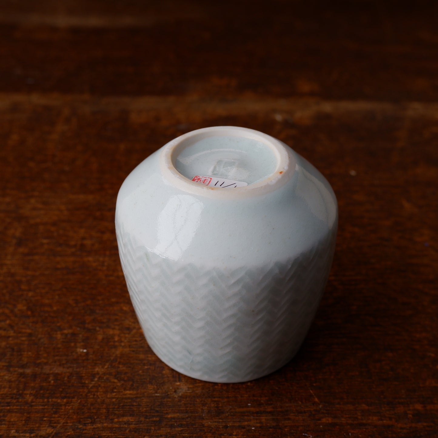 白磁縄文タンブラー(太)