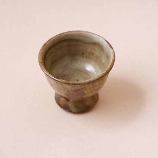 地釉縄文象嵌ぐい呑(箱付き)