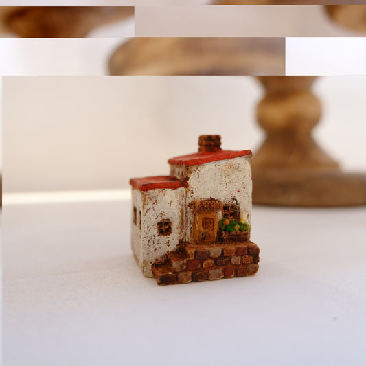 48 二段屋根のおうち(レンガ色) | casetta