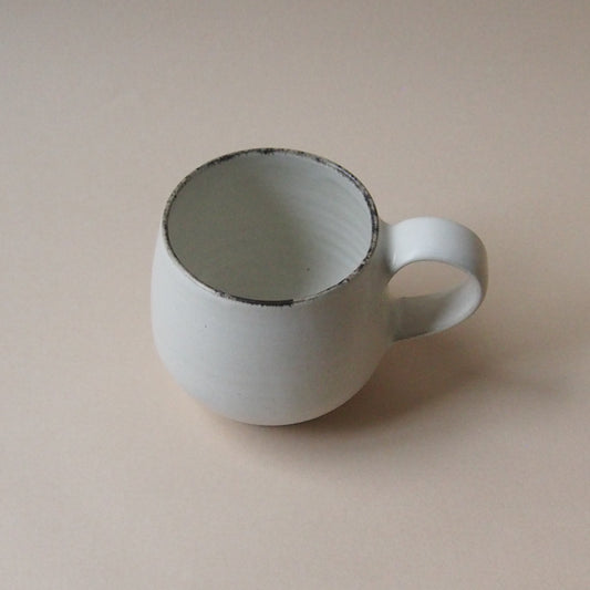 白ずんぐりマグ(大)