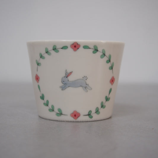11 絵付そばちょこ(うさぎ) | 井川絢子