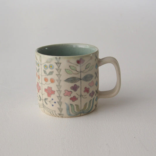 18 内水色釉デミタス(生命の木) | AGO PAIX LABO