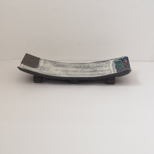 6 色絵長皿 | 浅田恵美子