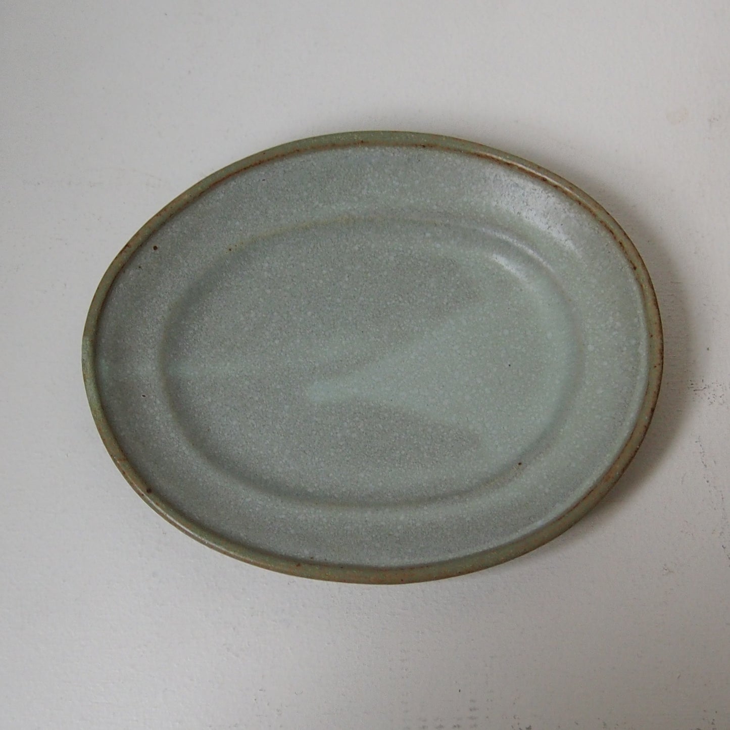 14.ダ円皿(大)グレー