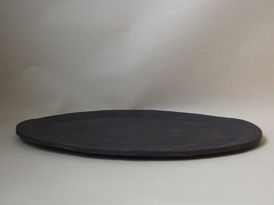 錆釉 オーバルプレート