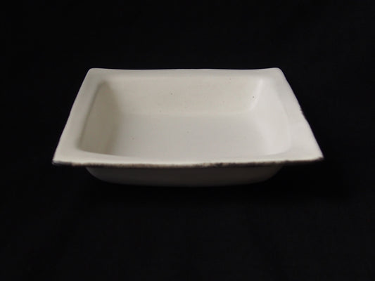 白 四角鉢(中)