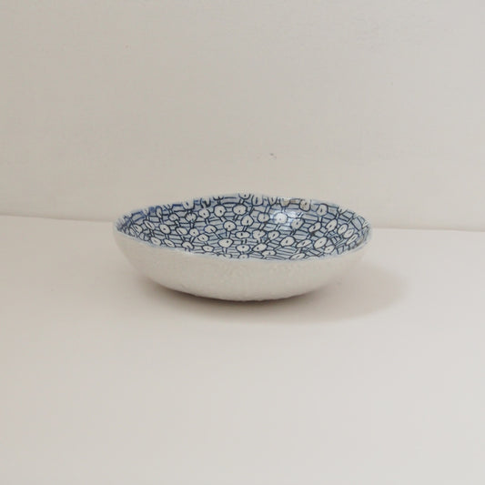 22-a 磁器呉須丸皿 | 浅田恵美子