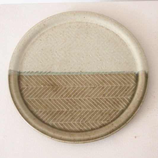 8 8寸プレート ヘリンボーン | 佐々木 康弘