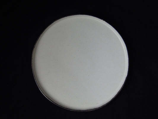 白 丸盆 8寸皿