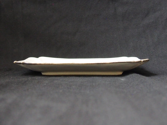 白 すみ切 長方皿