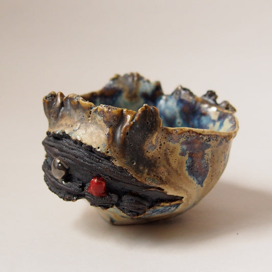 鬼裂文妖彩ぐい呑「破」