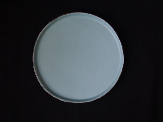 淡青 丸盆7寸皿
