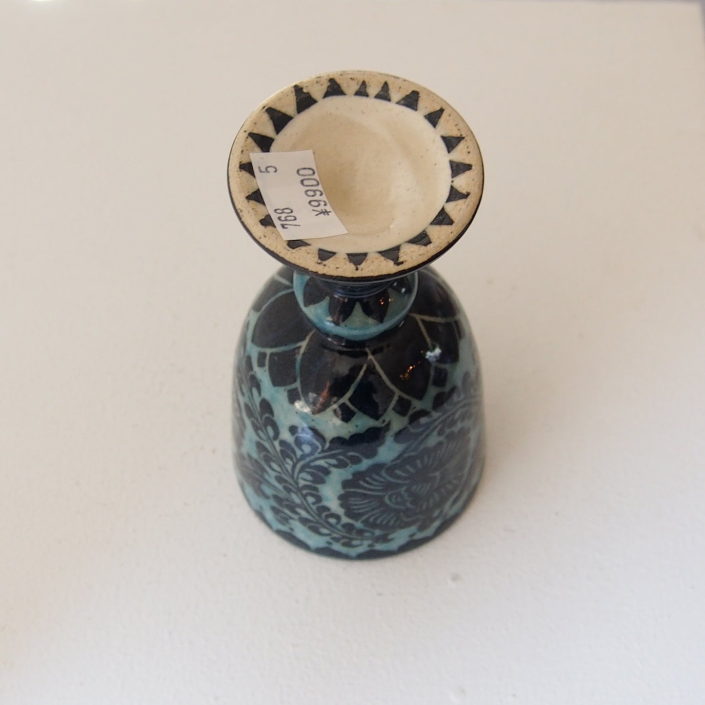 5 青釉ゴブレット | 川島いずみ