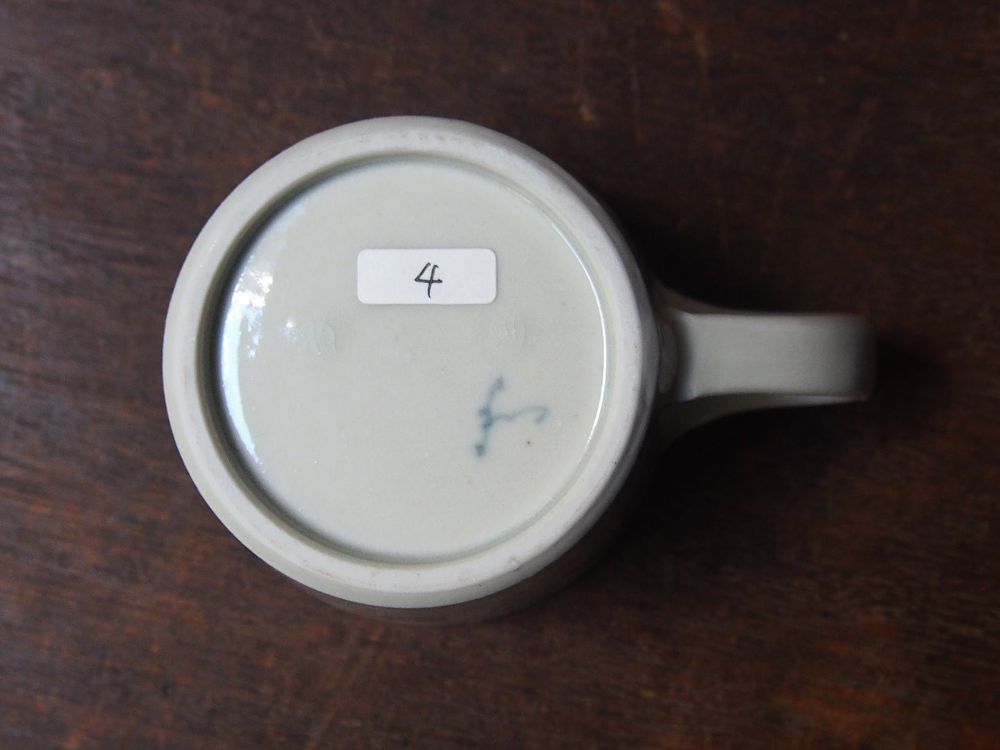 染付だみ花文マグ