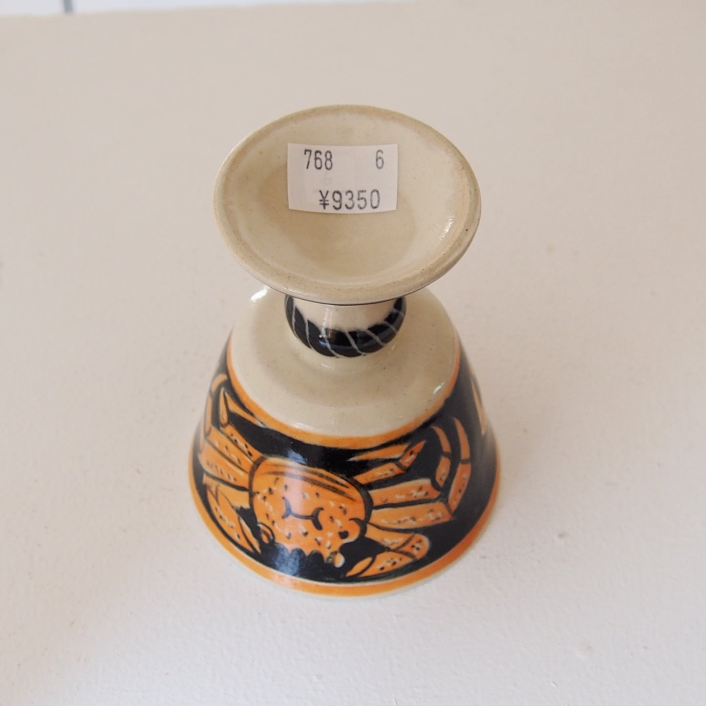 6-1 ゴブレット(オレンジのカニ) | 川島いずみ