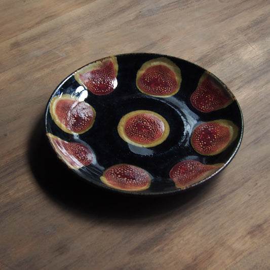 無花果パスタ皿