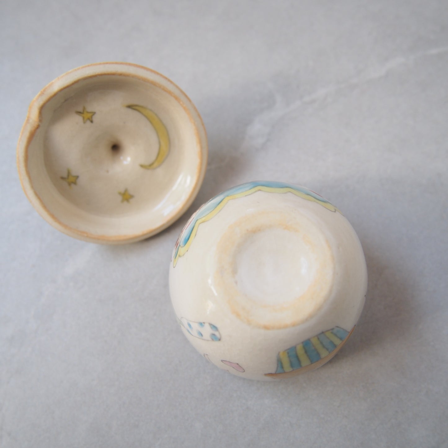 19 蓋物 お茶とマフィン | 古賀智織