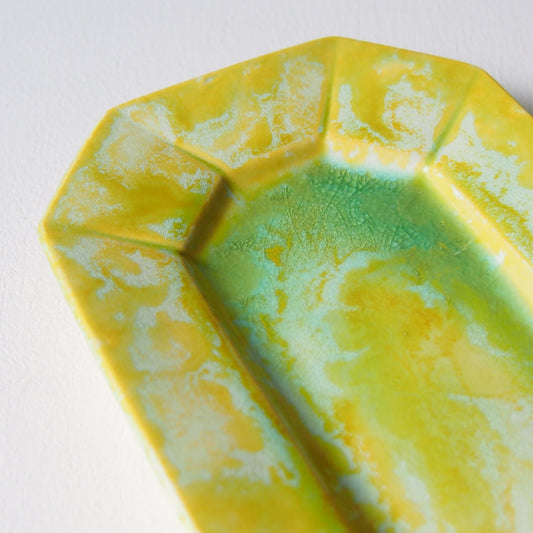 35-17隅切長皿 | 梅本勇