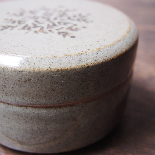 24 蓋物4寸(鉄絵) | 加藤舞