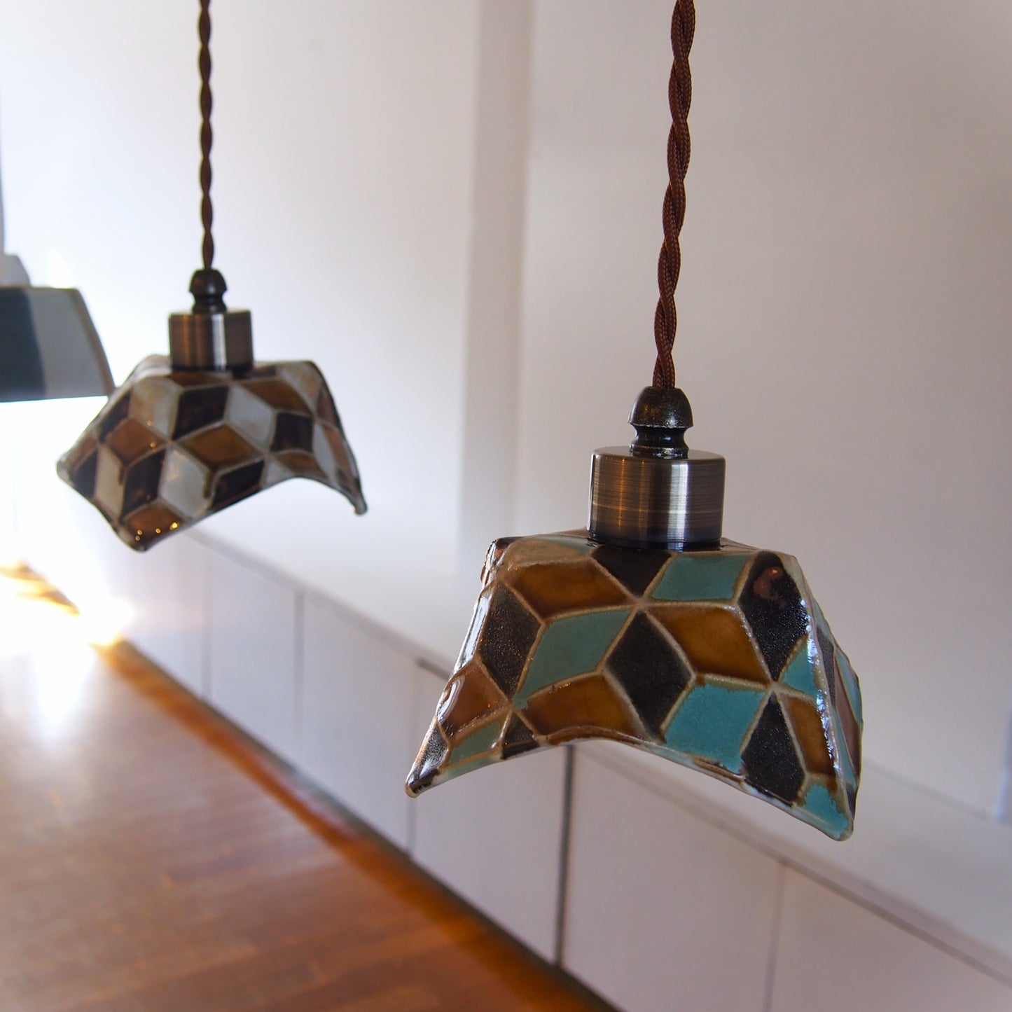 52-1 釉彩ペンダントライト E17 | 佐々木 康弘