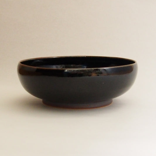 平丸鉢 黒
