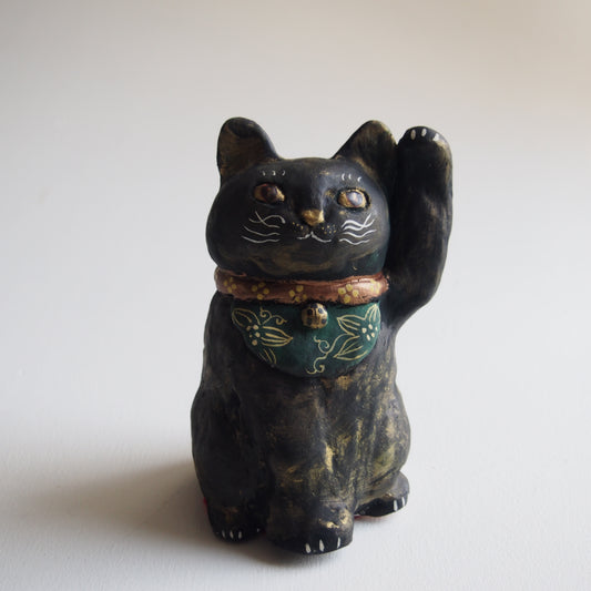 1 まねき猫(黒) | かつらこ