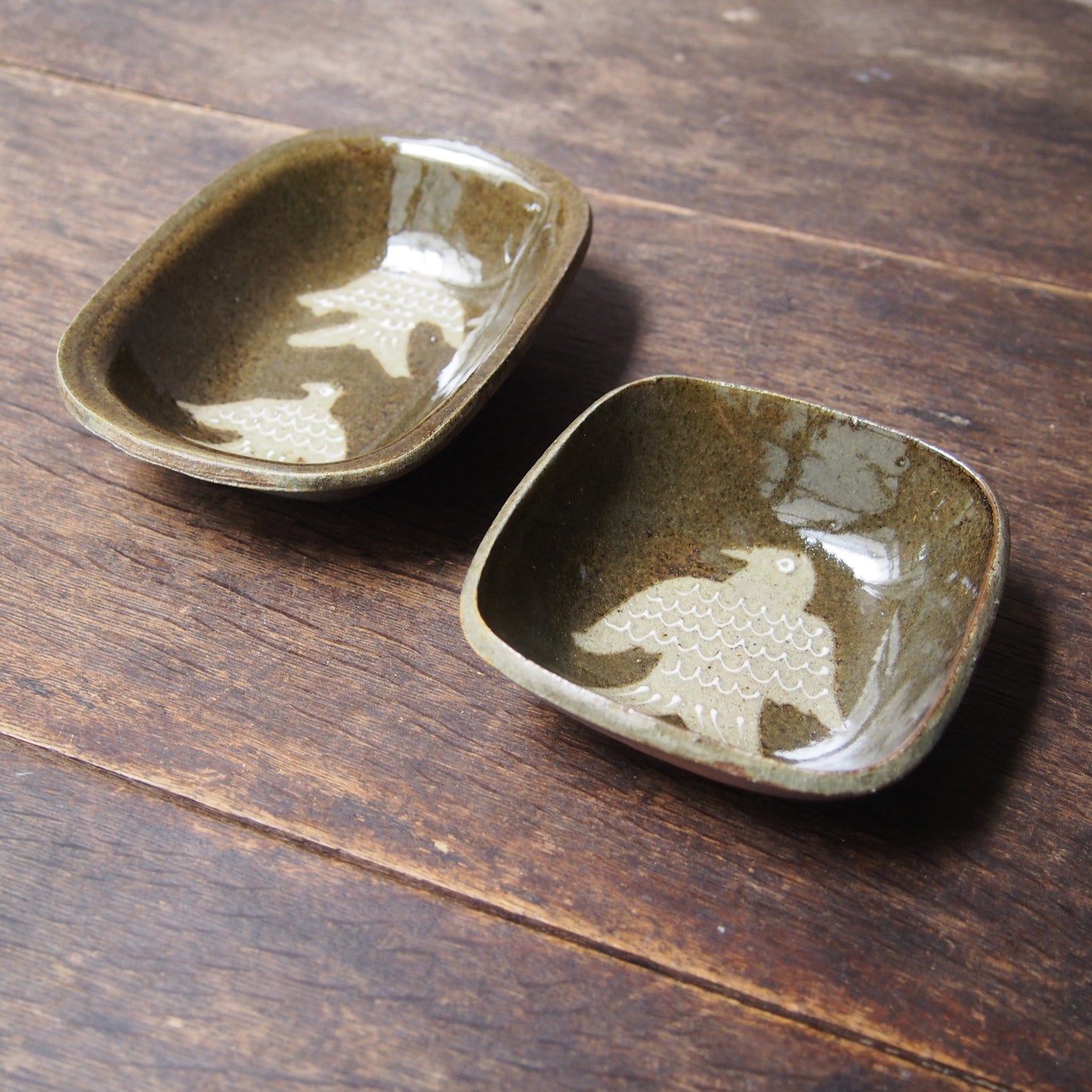 70-2 スリップウェア小鉢(薪窯) | 加藤舞