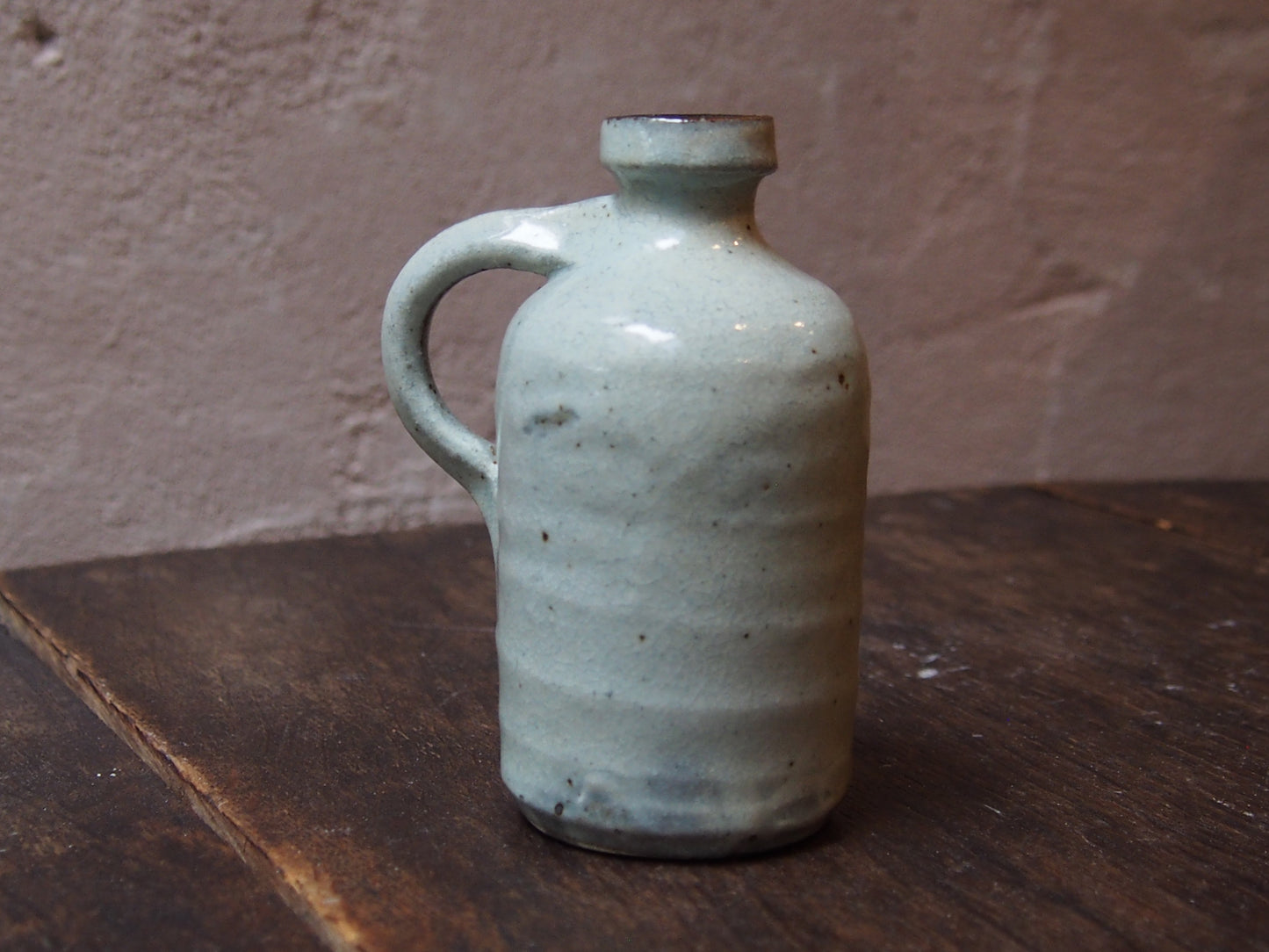水色花器 (取手付)
