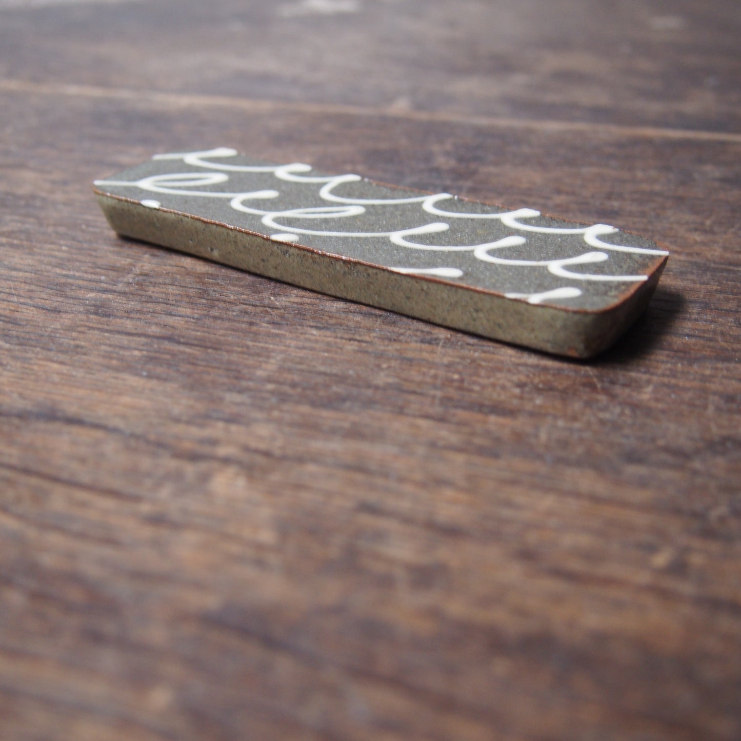 68 スリップウェアカトラリーレスト(薪窯) | 加藤舞