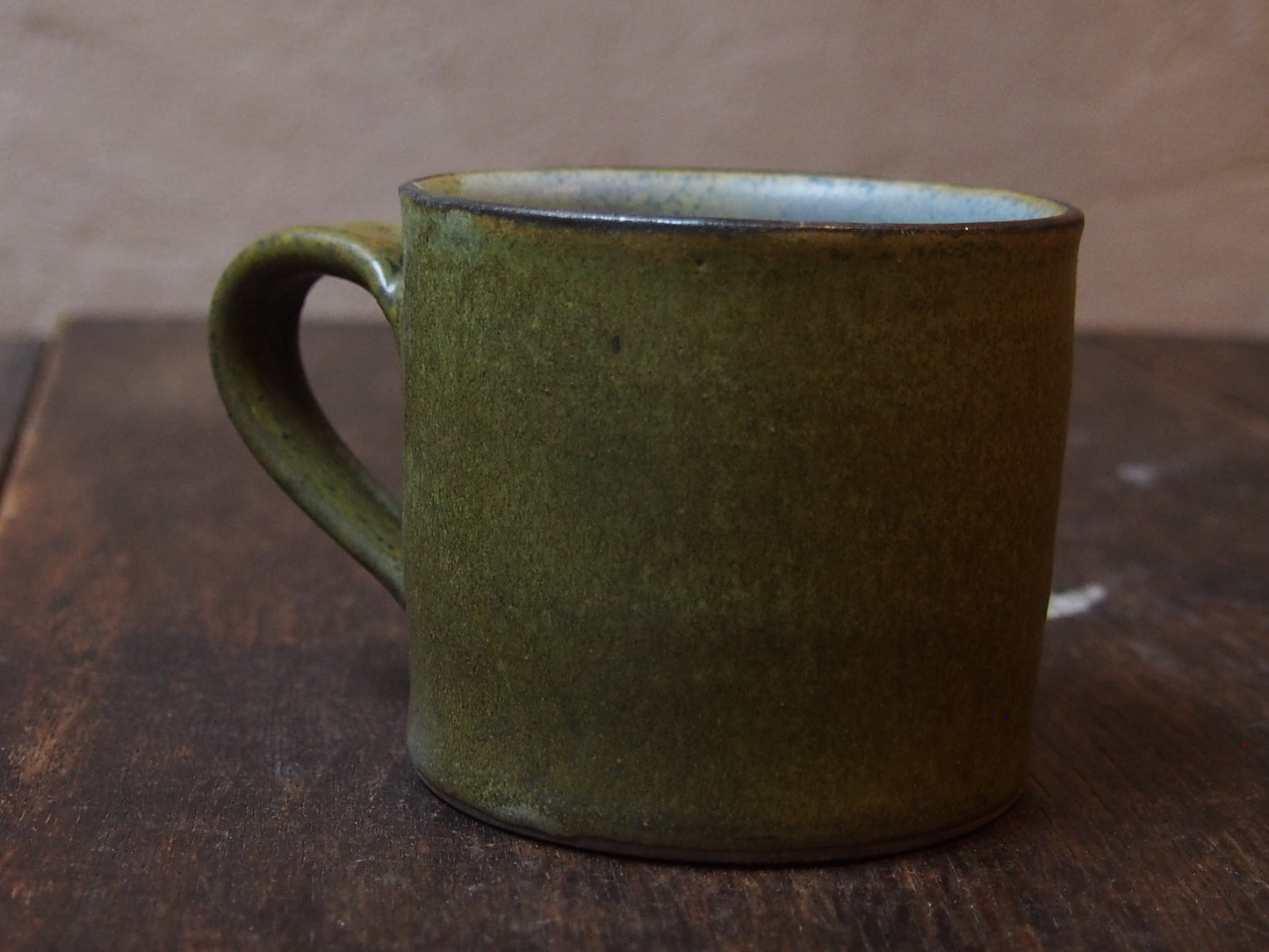 深緑マグカップ