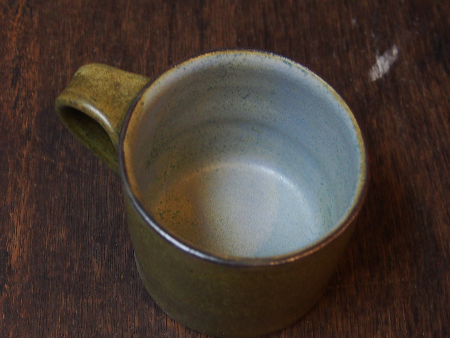 深緑マグカップ