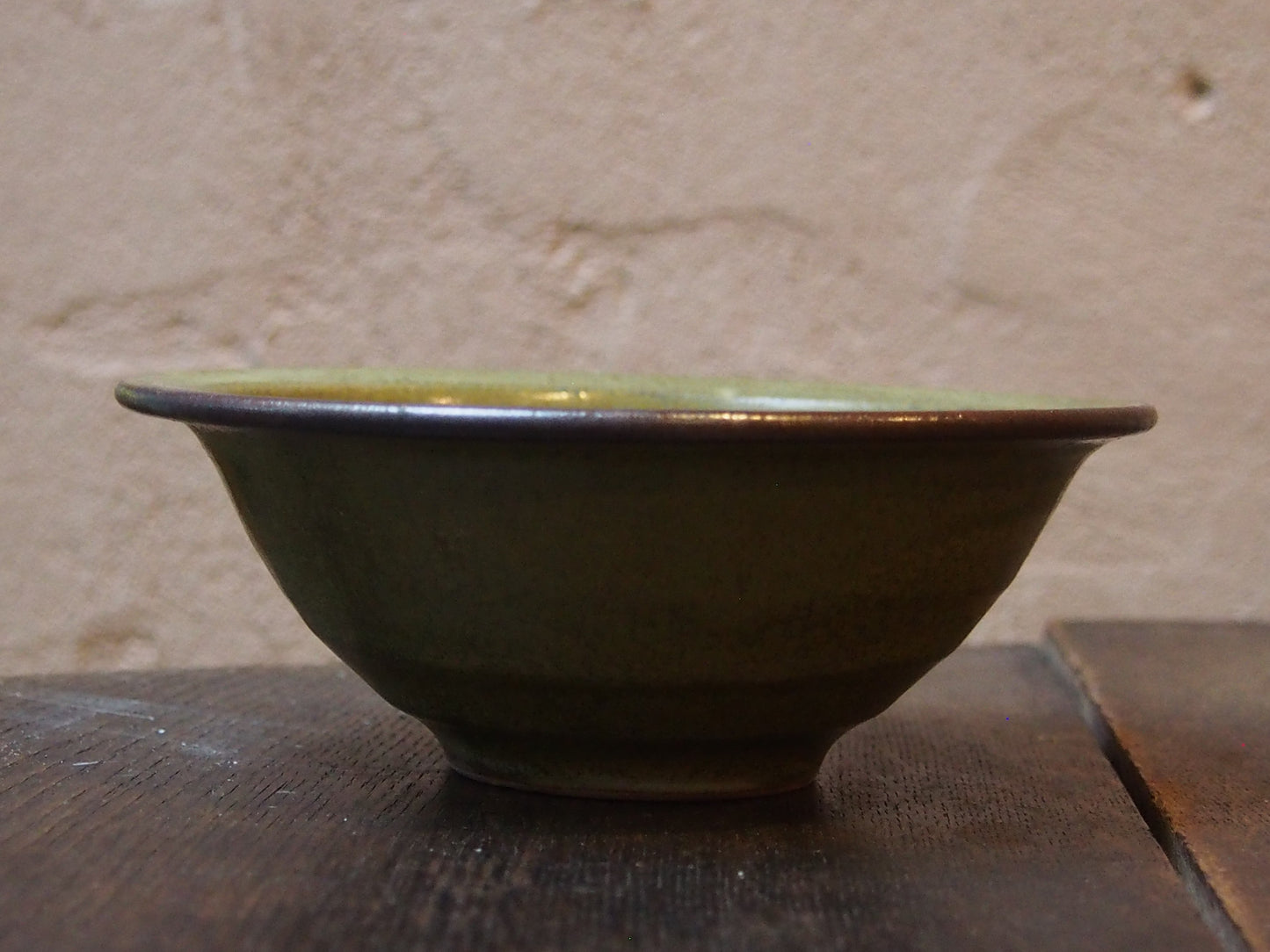 深緑ふち有ボウル