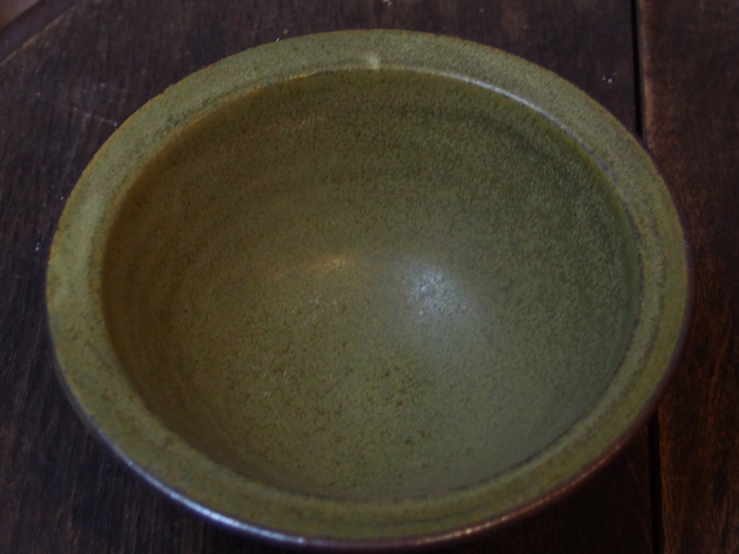 深緑ふち有ボウル