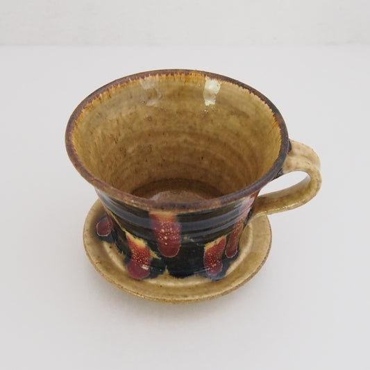 二彩大柄(無花果)ドリッパー