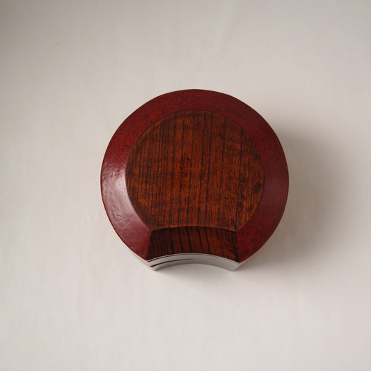 98 欅塗分け半月重箱 | 原清