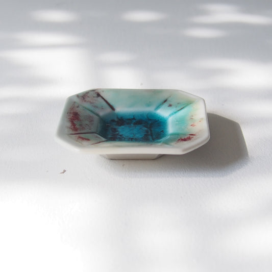 36-11 隅切四角豆皿 | 梅本勇