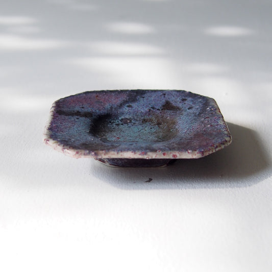 36-12 隅切四角豆皿 | 梅本勇