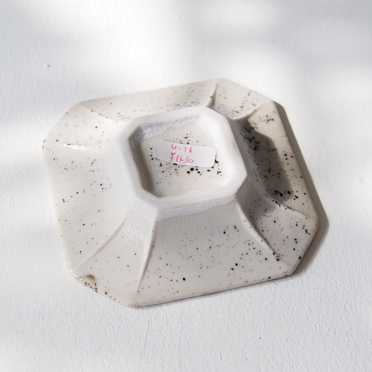 36-16 隅切四角豆皿 |梅本勇