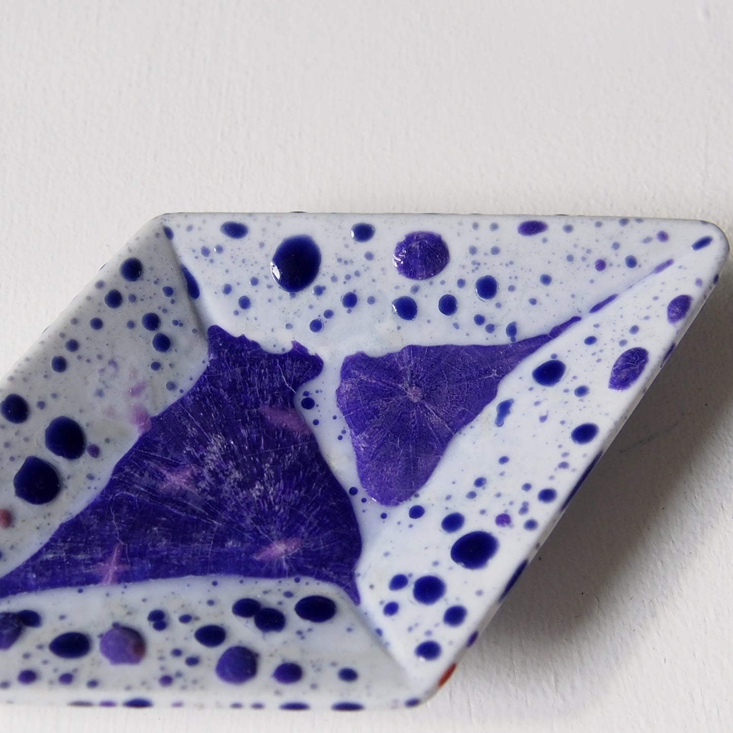 40-13 菱形豆皿 | 梅本勇