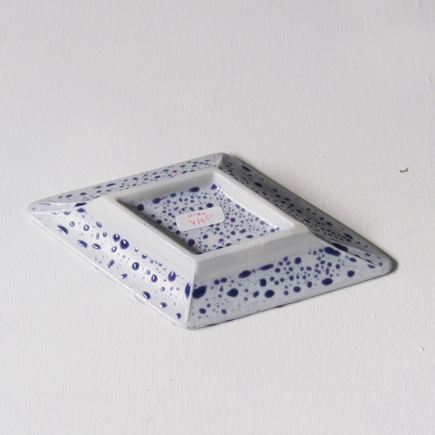 40-13 菱形豆皿 | 梅本勇