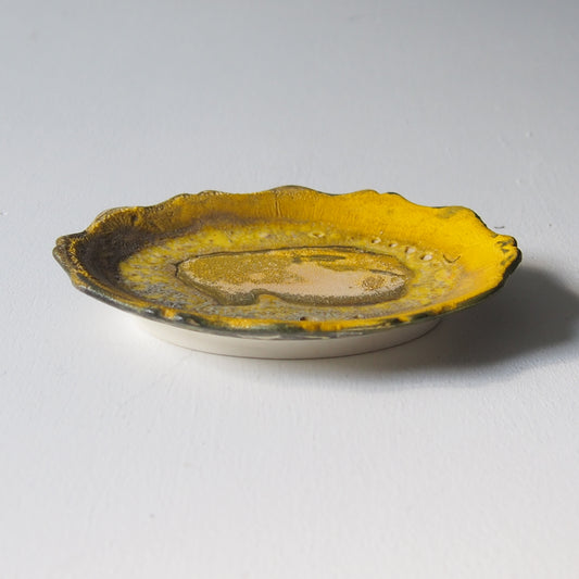 41-8 輪花オーバル小皿 | 梅本勇