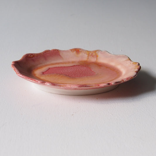 41-9 輪花オーバル小皿 | 梅本勇