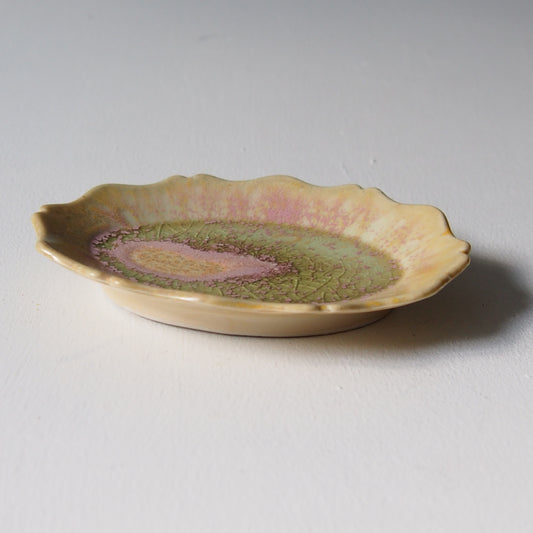 41-11 輪花オーバル小皿 | 梅本勇