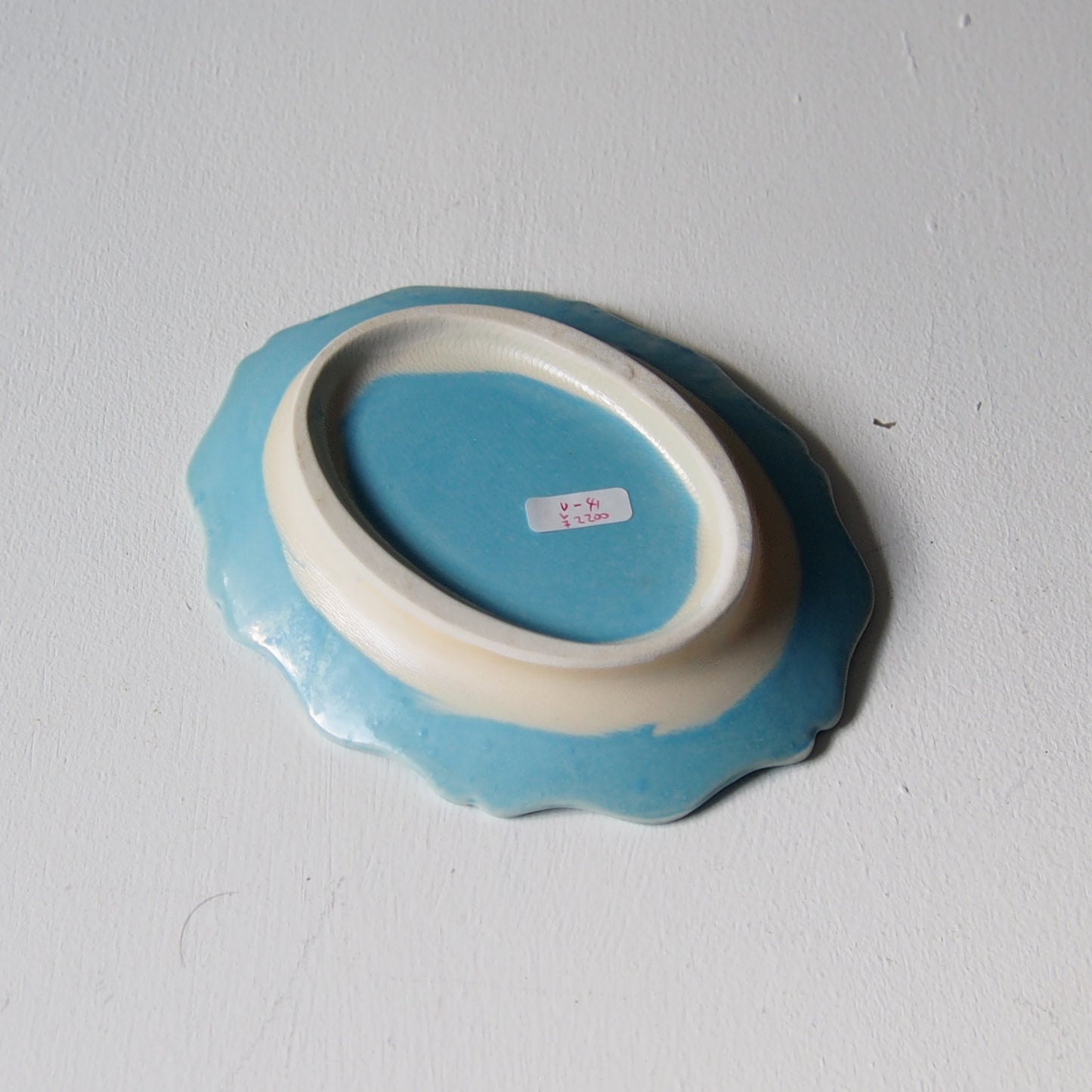 41-12 輪花オーバル小皿 | 梅本勇