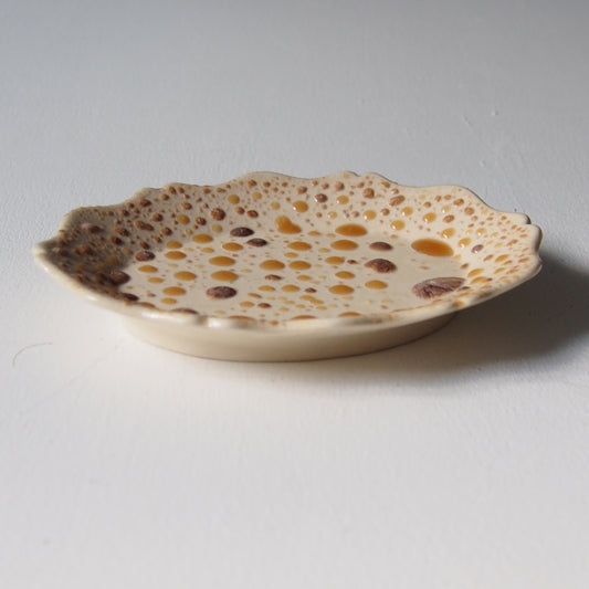 41-13 輪花オーバル小皿 | 梅本勇