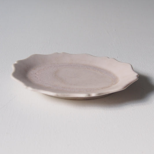 41-14 輪花オーバル小皿 | 梅本勇