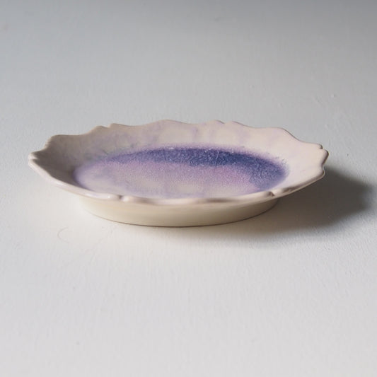 41-15 輪花オーバル小皿 | 梅本勇